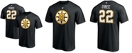 Fanatics Men's Willie O'Ree Black Boston Bruins Authentic Stack Retired Player Name and Number T-shirt